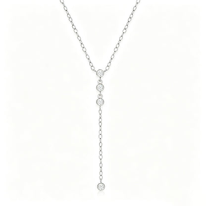 S925純銀Y形項鍊女鍍金Y字項鍊歐美風格熱賣2026年新款