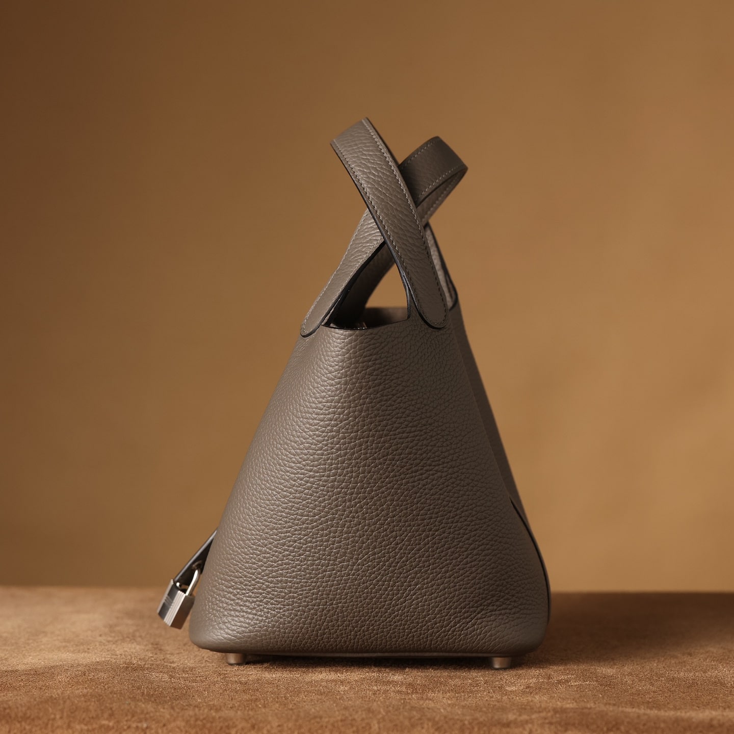 高仿Hermes*PicotinLock22錫器灰銀扣免檢版