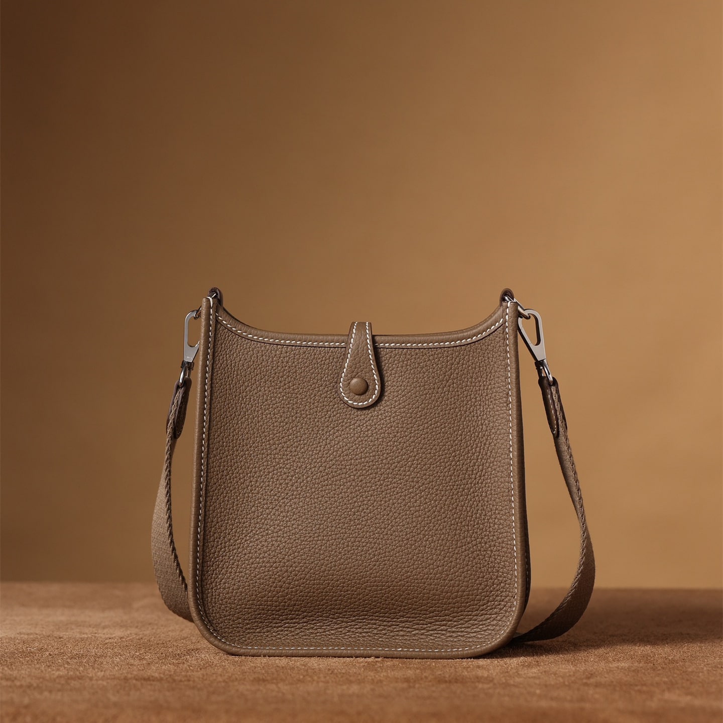 高仿Hermes*Evelyne16大象灰銀扣免檢版