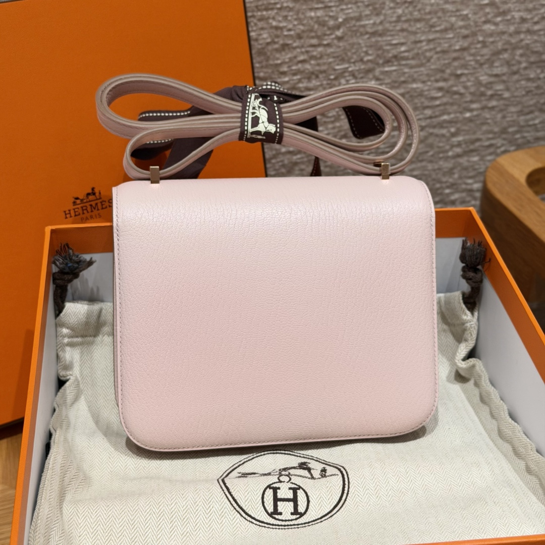高仿Hermes*Constance19系列H080169CA09夢幻紫山羊皮金扣純手工