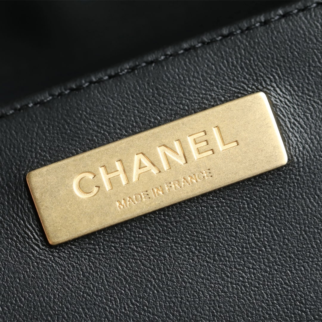 高仿Chanel*25A系列AS5579保齡球手提包黑色大號免檢版