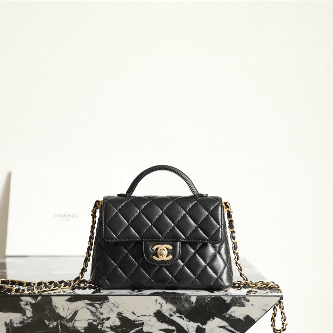 高仿Chanel*25P系列AS5355小羊皮Kelly單肩手提包免檢版
