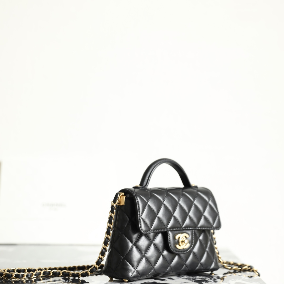 高仿Chanel*25P系列AS5355小羊皮Kelly單肩手提包免檢版