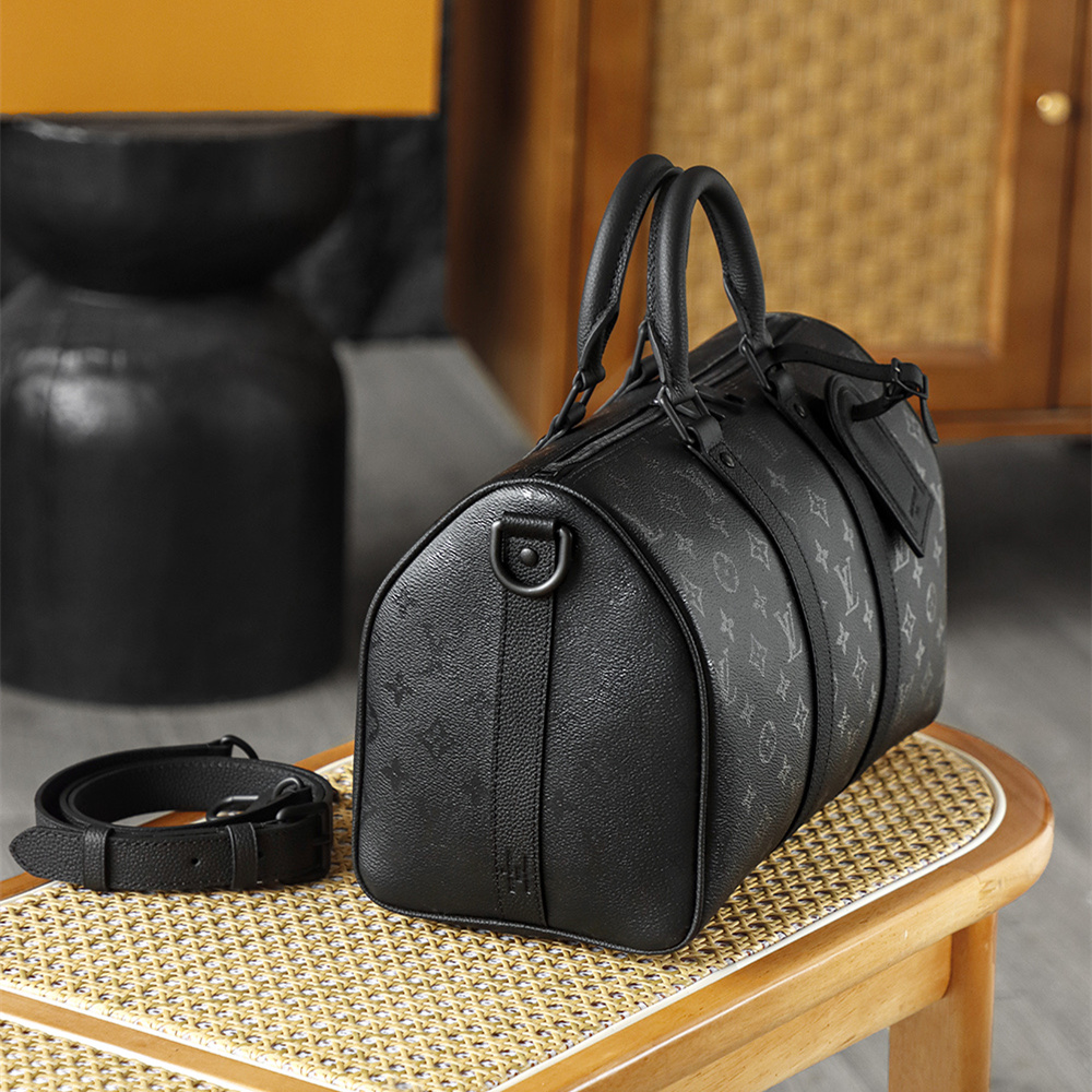 高仿LV*Keepall35系列M28370男士單肩包免檢版