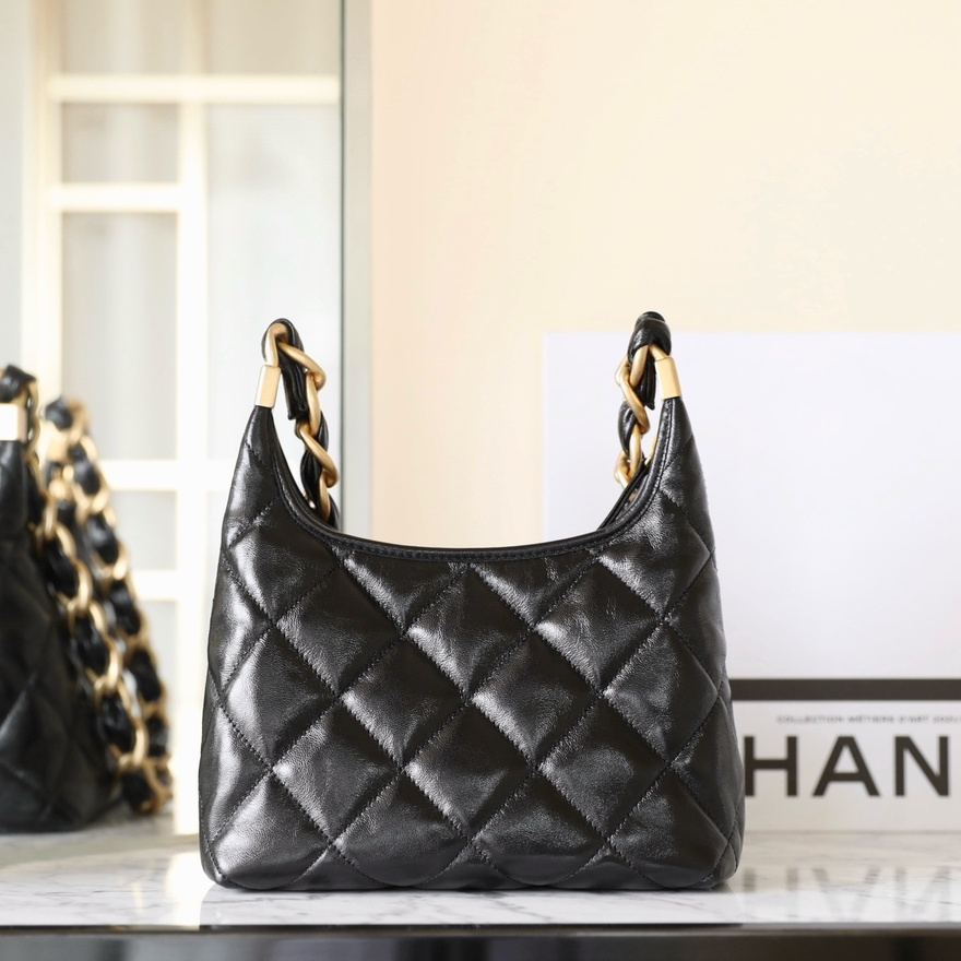 高仿Chanel*24A系列AS4922小羊皮流浪包小號免檢版