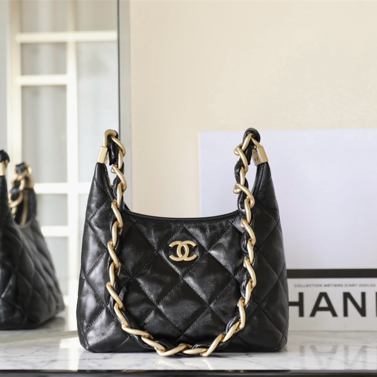 高仿Chanel*24A系列AS4922小羊皮流浪包小號免檢版