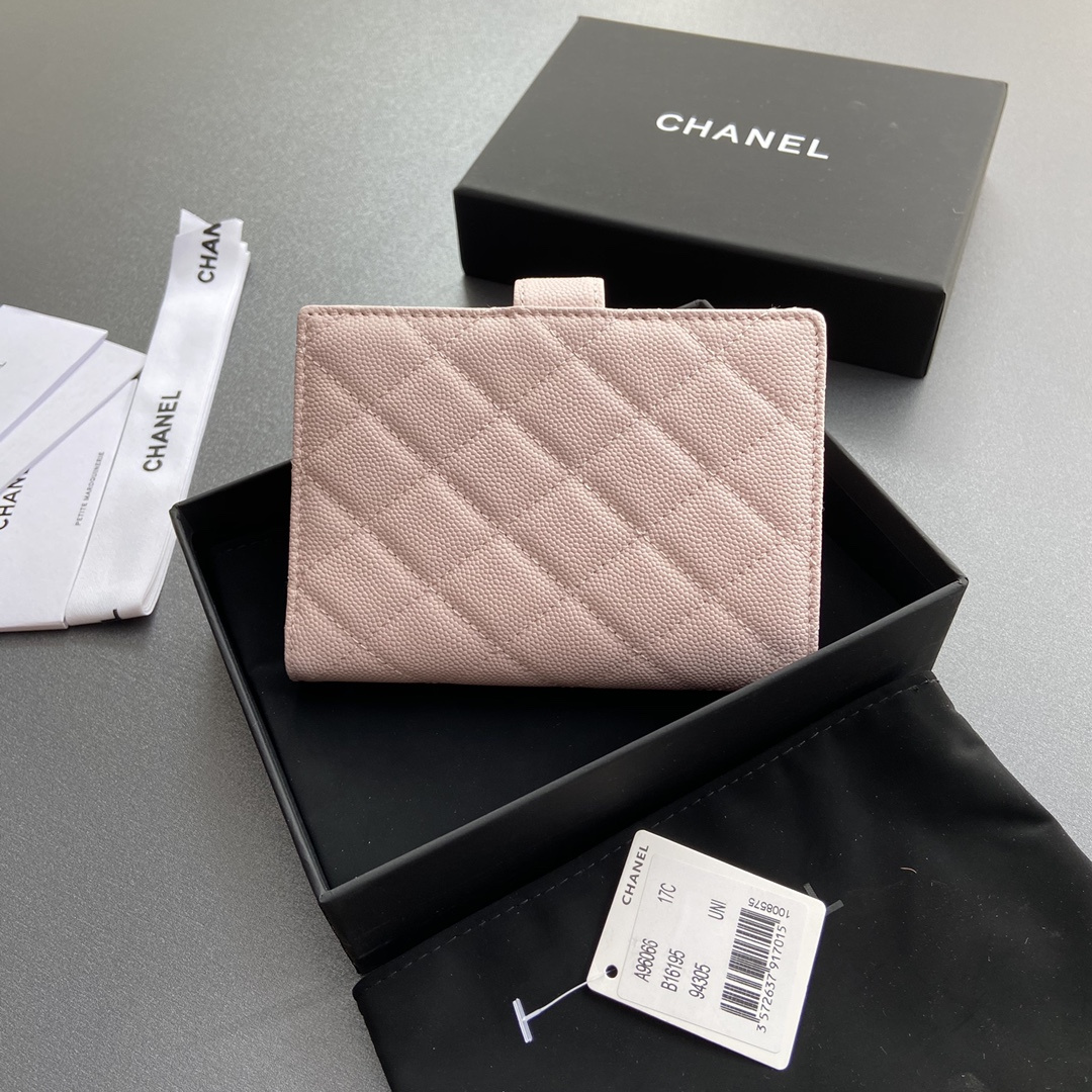 高仿Chanel*24K系列AP3824護照夾粉色免檢版