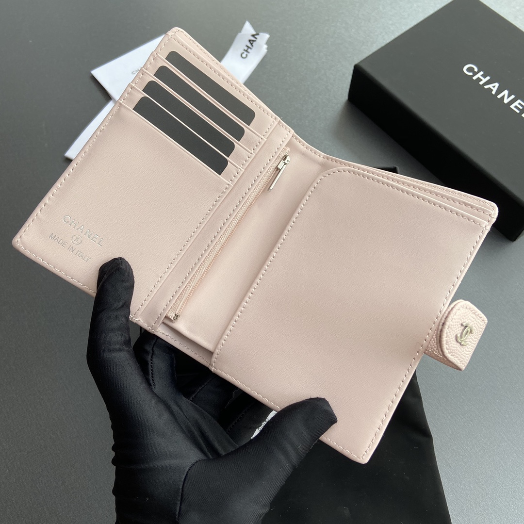 高仿Chanel*24K系列AP3824護照夾粉色免檢版