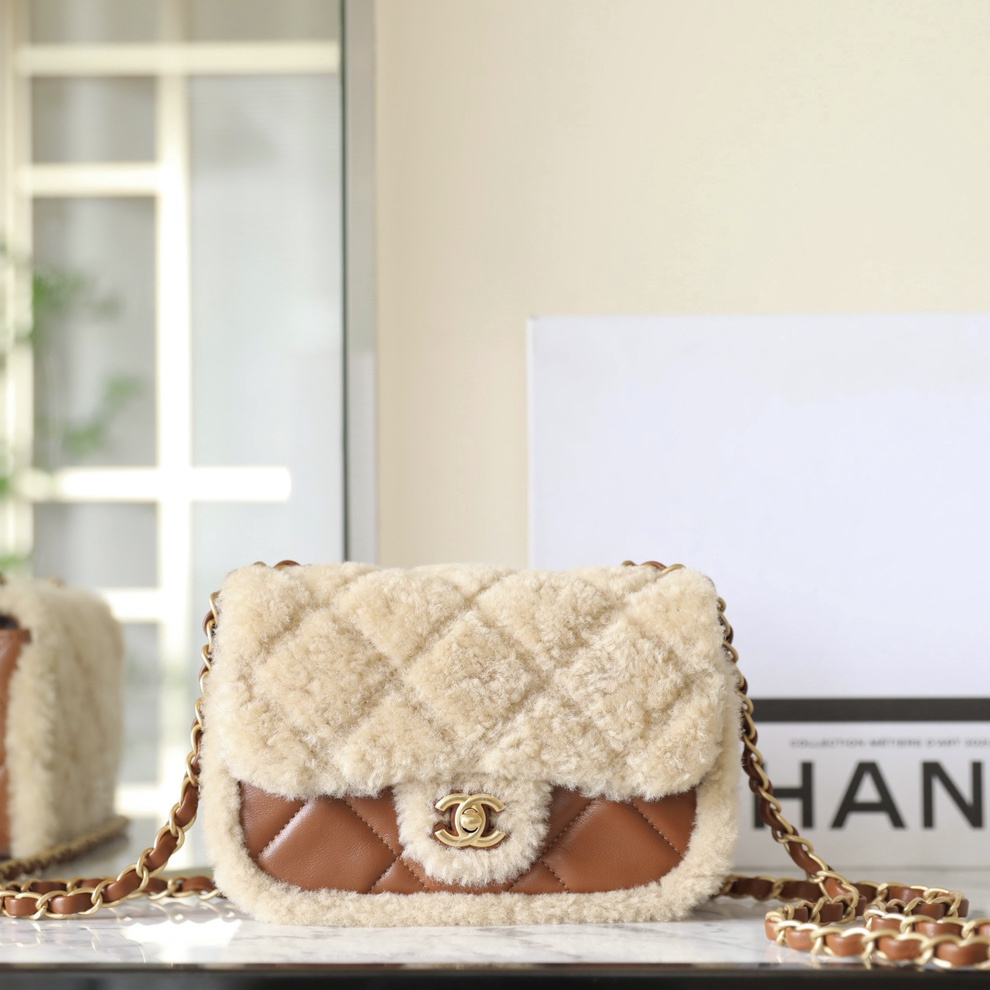 高仿Chanel*24K系列AS5148泰迪熊手袋Mini款免檢版